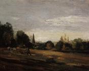 卡米耶 毕沙罗 : Peasant Working in the Fields